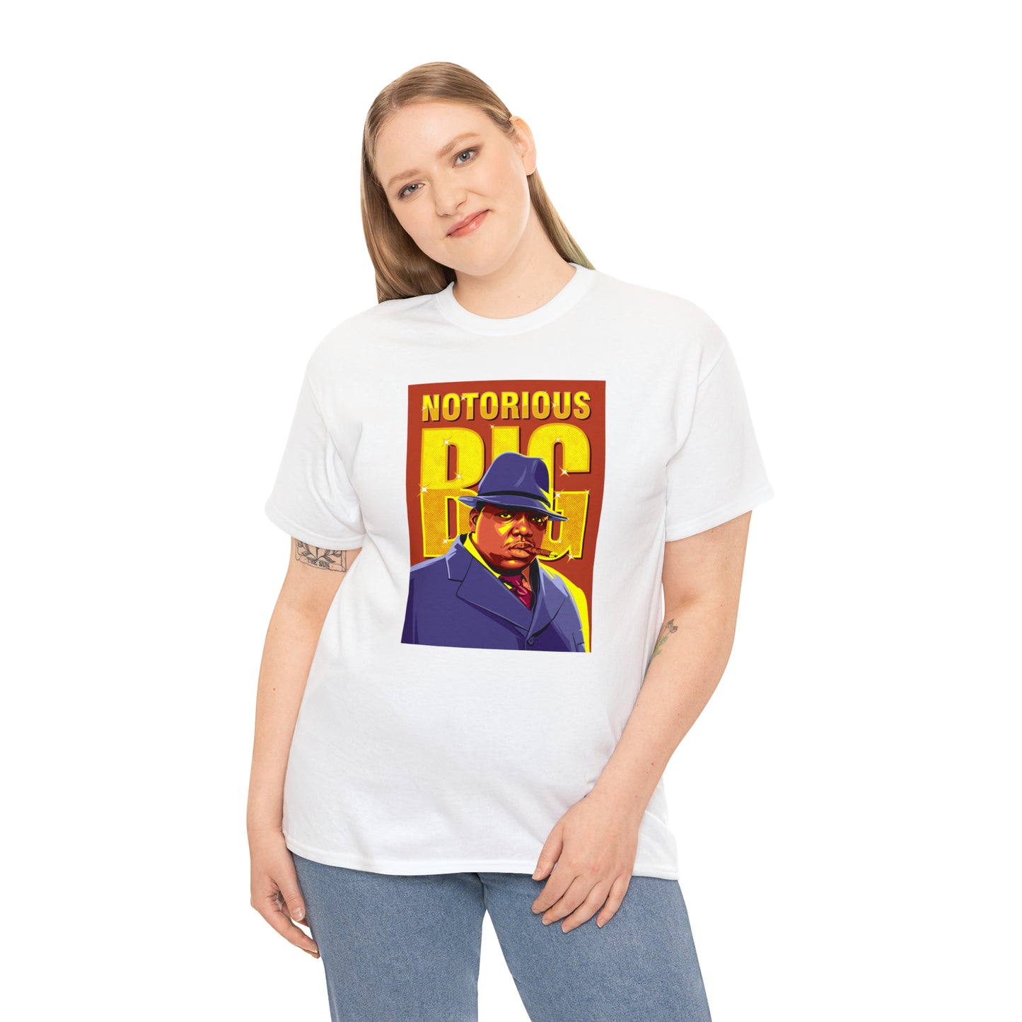 Notorious BIG Biggie Smalls Pop-Art T-Shirt All Sizes Black/White