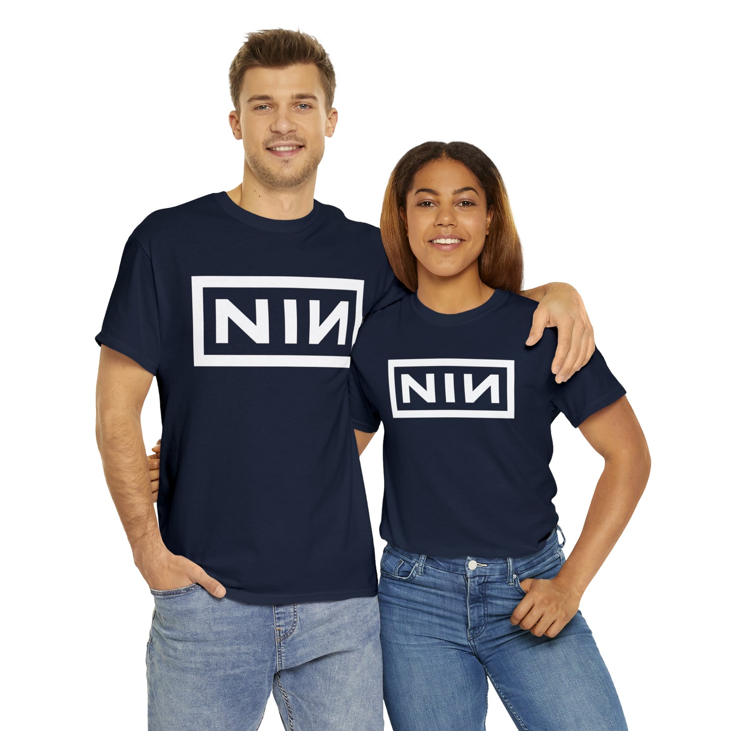 Nine Inch Nails Shirt (Navy/Gray)