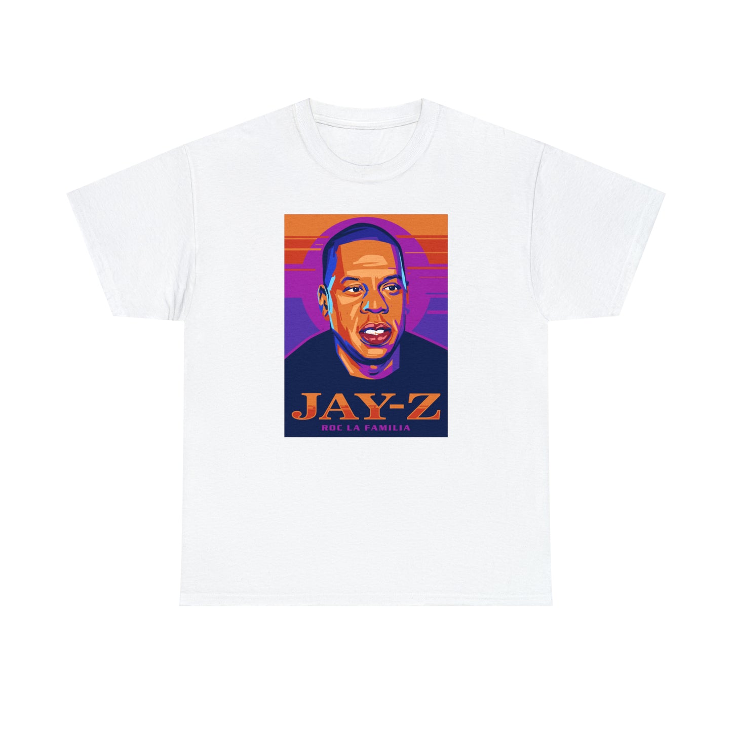 Jay-Z Roc La Familia Pop-Art T-Shirt All Sizes Black/White