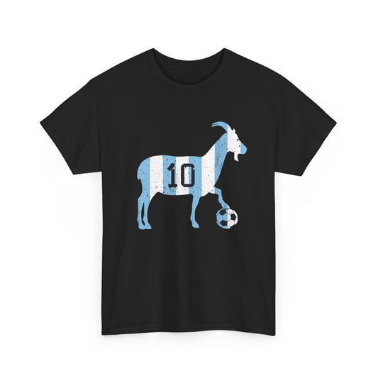 GOAT 10 Shirt for Men Women Kids | Funny Soccer T-Shirt