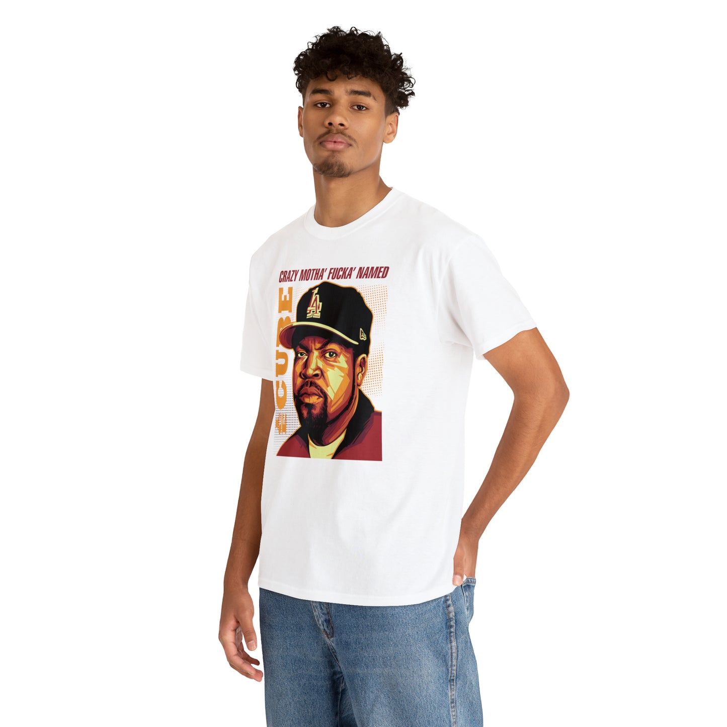 Ice Cube Pop Art Headshot T-Shirt All Sizes Black/White