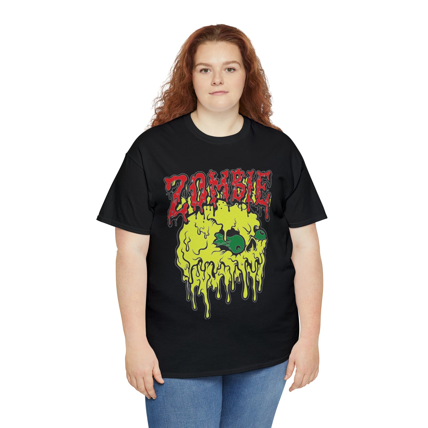 Zombie Skull Multicolor T-Shirt