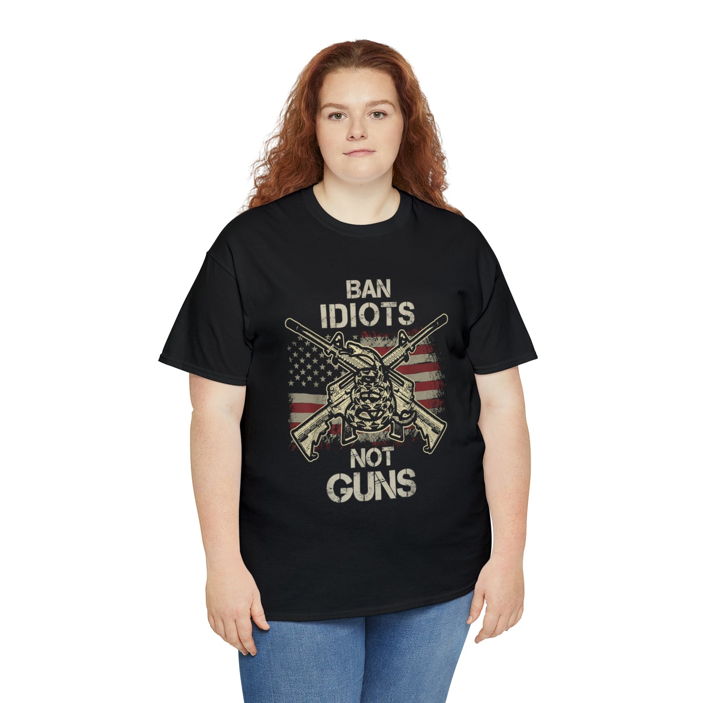 Ban Idiots Not Guns T-Shirt for Gun Lovers and Enthusiast